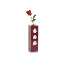 Погодная станция «Роза ветров»: часы, термометр, гигрометр и ваза для цветов Увеличить...