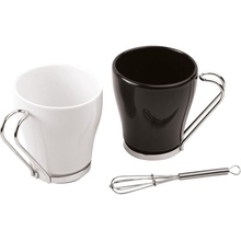Набор «Белое и Черное»: 2 чашки по 235 мл, 2 салфетки, кольца для салфеток Увеличить...