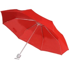Зонт складной механический, красный Увеличить...