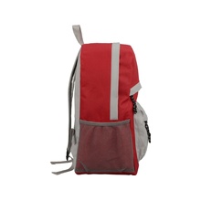 Рюкзак с 2 отделениями и 2 сетчатыми боковыми карманами, красный Увеличить...