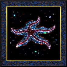 Картина с кристаллами Swarovski 'Морская звезда' Увеличить...