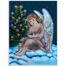 Картина с кристаллами Swarovski 'Рождественский ангел' Увеличить...