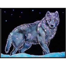 Картина с кристаллами Swarovski 'Волк' Увеличить...