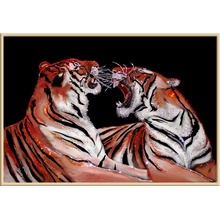 Картина с кристаллами Swarovski 'Бенгальские тигры' Увеличить...