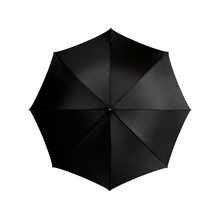 Зонт-трость полуавтоматический, черный Увеличить...